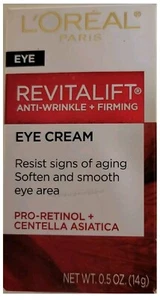 Loreal Paris Eye Revitalift Anti-Falten + Straffende Augencreme 0,5 Oz NEU IM KARTON - Bild 1 von 1