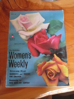 MAGAZINE VINTAGE THE AUSTRALIAN WOMEN'S WEEKLY 1970  GREAT  ** MUST SEE - Image 1 of 2