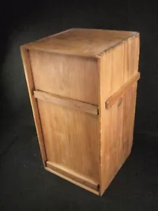 ANTIKE JAPANISCHE CRYPTOMERIA SUGI HOLZ ANSTECKNADEL KONSTRUKTION DECKELDOSE TANSU TRUHE - Bild 1 von 16