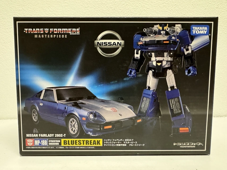 Transformers Takara Tomy Authentic Masterpiece MP-18b Bluestreak MISB + Coin - Immagine 1 di 4