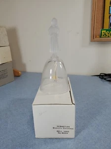 Scrooge 1980 Crystal Bell Dickens 6604 Sebastian Miniature CB-002  - Picture 1 of 9