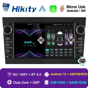 8-Core 4+64GB Apple Carplay Autoradio Für OPEL Astra H Corsa C D Zafira B Meriva - Bild 1 von 21