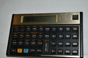 HEWLETT PACKARD HP 12C VINTAGE CALCULATOR w/ CASE (GW65) - Picture 1 of 3