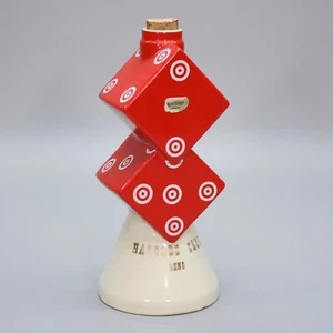 Vintage 1968 Harolds Club Reno Heritage China Red Dice China Decanter Bottle - Picture 1 of 9