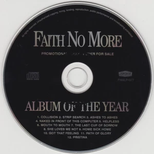 Faith No More Album Of The Year PROMO CD Full Album - Picture 1 of 3