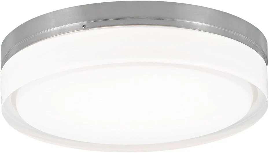 Tech Lighting 700CQLC Cirque 11" Wide LED Flush Mount Light  w LED Module-Chrome - Image 1 of 3