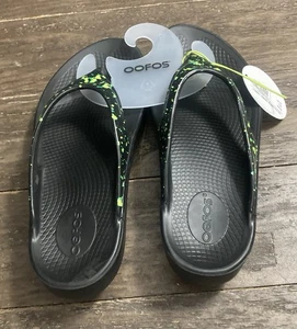 Oofos Oolala Limited Cushioned Recovery Sandals Size 9 Women Color Firefly New! - Picture 1 of 8