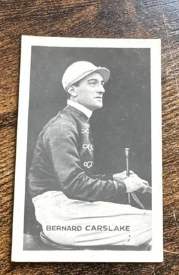 1922-23 The Champion Sporting Champions Bernard Carslake #8 Jockey Foto 1 de 4
