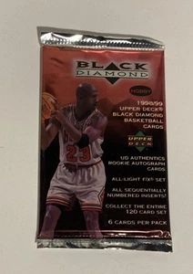 1998-99 Upper Deck Black Diamond HOBBY Pack (Jordan, Bryant, Dirk) - Picture 1 of 2