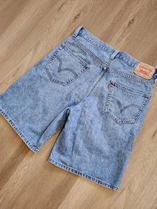 Y2K Levi’s 550 Relaxed Jean Shorts Skater Jorts Size 34 - Picture 1 of 9