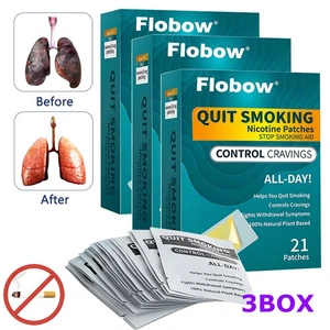 3 x Boxes Nicotine Patches 21mg Step 1 - 63 Patches Total - Stop Smoking - Imagen 1 de 19