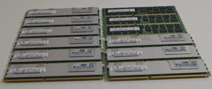 12x Samsung 4GB PC3 10600R ECC RDIMM HP 500203061 48GB Tested and Working - Picture 1 of 6