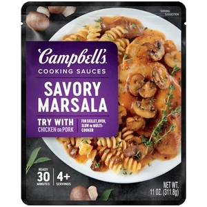 Campbell's Salse da Cucina, Marsala Salato, Sacchetto da 11 Oz 11 Oz (Confezione da 1) - Foto 1 di 6