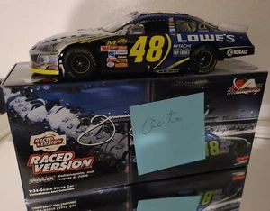 2006 JIMMIE JOHNSON #48 LOWE'S AUTOGRAPHED BRICKYARD RACED WIN CAR#98/420 WOW - Picture 1 of 8