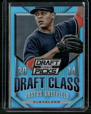 2014 Panini Prizm #29 Justus Sheffield 2014 Draft Class Prizms Powder Blue /199 - Image 1 of 2