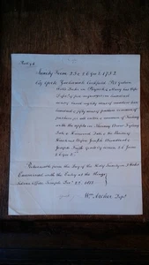 1752 / 1813 MANUSCRIPT COPY ROLL - COCKFIELD / WELLS - HACKNESS YORKSHIRE - Picture 1 of 5