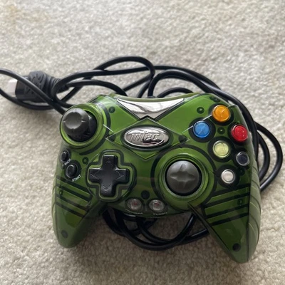 Xbox Control Intec Controller Xbox-G8005-B Wow Green SEE Description For Parts - Image 1 of 4