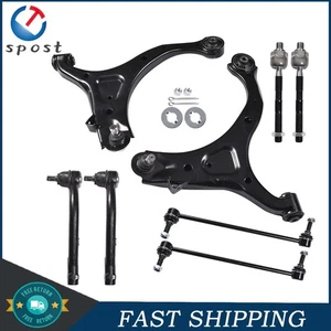 Fit For Santa Fe Kia Sorento Series Control Arm Ball Joint Sway Bar Tie Rod Kit - Foto 1 di 8