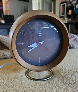 Chronpak George Nelson Howard Miller Table Top Clock Works Rare 7" Mid-Century - Picture 1 of 14