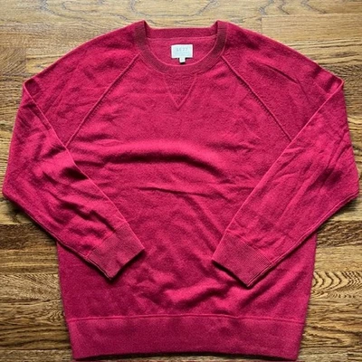 Nuevo sin etiquetas Suéter American Eagle Outfitters AE77 100 % Cachemira Cuello Redondo Para Hombres XL Rojo Foto 1 de 4