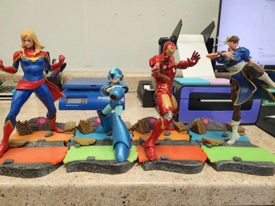 Iron Man, Mega man, Chun Li, Captain Marvel  Statues Marvel vs Capcom: Infinite - Image 1 of 4