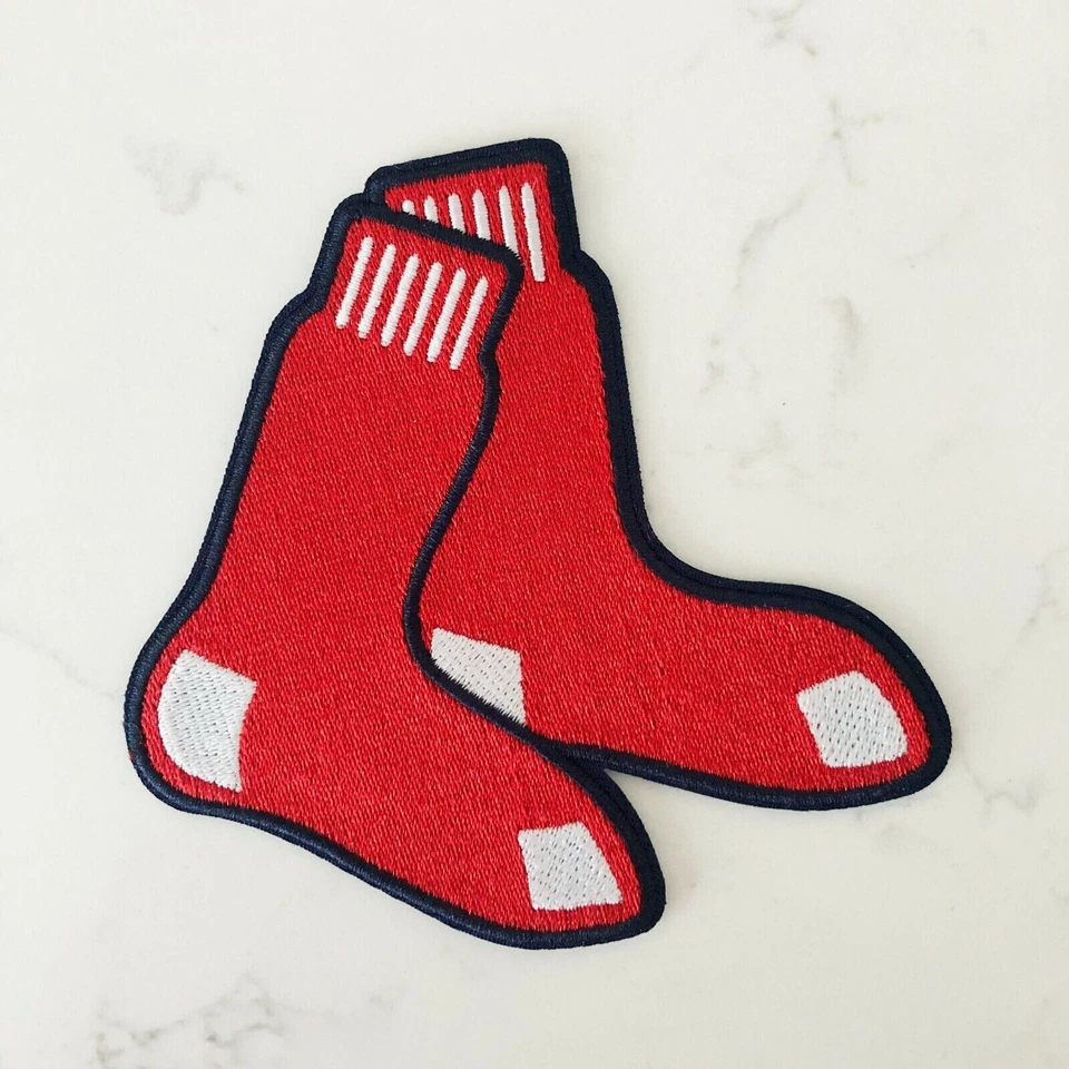 Boston Red Sox Hanging Sox Jersey sleeve Patch Iron on - Изображение 1 из 3
