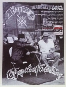 MADBALL "Familia Clothing" tour dates with Suicidal Tend. ~ Magazine PRINT AD - Picture 1 of 1