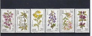 DDR MNH ** 2573-8 SC 2151-6 Flowers - Picture 1 of 1