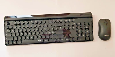 Keyboard and Mouse Wireless M. TK Model TG7201 Black - Image 1 of 4