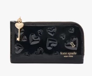 Cartera Kate Spade KJ864 Key To My Heart pequeña delgada plegable - Imagen 1 de 12