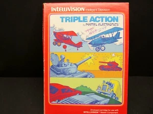 Triple Action, Intellivision, Mattel 1979, CIB, Tested - Picture 1 of 8