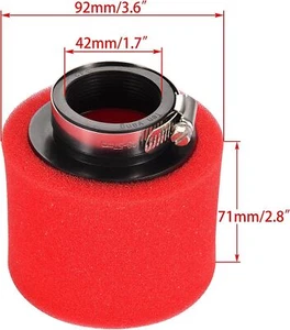 42mm Air Filter FOR ATV Dirt Bike Moped GO KART AF59 - Picture 1 of 6