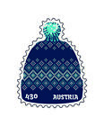 AUSTRIA 2022 Wollenhaube/Wool Hat/ IJsmuts Special stamp MNH