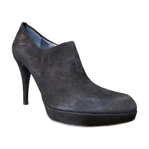 Stivaletti donna Stuart Weitzman coverup neri scamosciati taglia 8,5M - Foto 1 di 14