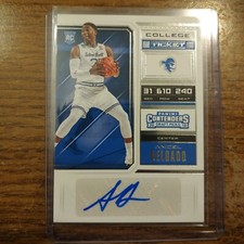 2018-19 Panini Contenders RC college ticket autos Pick from drop down list