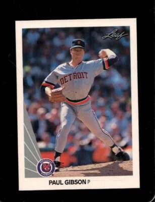1990 LEAF #298 PAUL GIBSON NMMT TIGERS *X77075 - Image 1 of 2