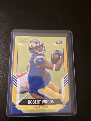 2021 Score Robert Woods Gold Parallel Los Angeles Rams - Image 1 of 2
