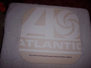 ATLANTIC ROUNDED 12 INCH 33 1/3 ORIGINAL INNER SLEEVE ONLY *NO SPLITS* #4 - Imagen 1 de 2