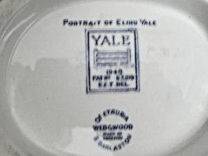 Rare Yale University Blue Coffee Pot Lid Set by Wedgwood - Picture 1 of 5