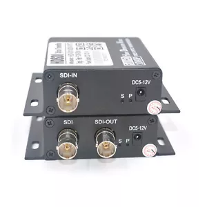 HD SDI Fiber Optic Media Converters 1Pair - SDI Signal over Fiber 20Km for CCTV - Picture 1 of 5