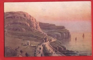 CAERNARVONSHIRE LLANDUDNO ENTRANCE TO MARINE DRIVE ART BY HANNAFORD pu 1920 - Picture 1 of 1