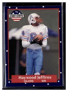1991 Fleer Stars 'n Stripes #22 Haywood Jeffires - Picture 1 of 2