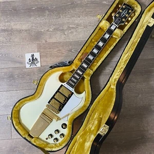 Epiphone Inspired by Gibson Custom 1963 Les Paul SG Custom with Maestro Vibrola - Picture 1 of 13