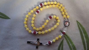 St. Longinus Royal Limited Edition Holy Rosary with 18K Gold - Picture 1 of 3