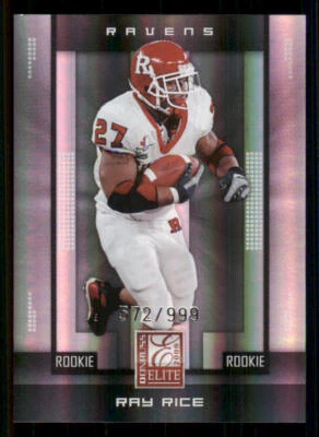 2008 Donruss Elite #122 Ray Rice RC /999 - Image 1 of 2