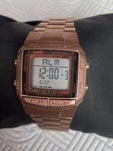 SKMEI Mens LCD Digital Alarm Chrono Watch 1381