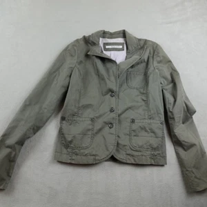 Silvian Heach Blazer Womens M Gray Everyday Button Up Long Line Office Italy - Picture 1 of 20
