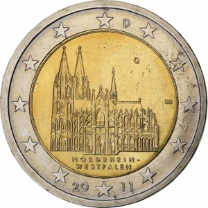 [#1285188] Germany, 2 Euro, Nordrhein-Westfalen, 2011, Karlsruhe, Bi-Metallic, M - Picture 1 of 2