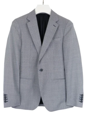 Reiss Hustle Blazer Hombre (GB) 36 Mezcla Lana Estampado 1 Botón Simple Cruzado - Imagen 1 de 4