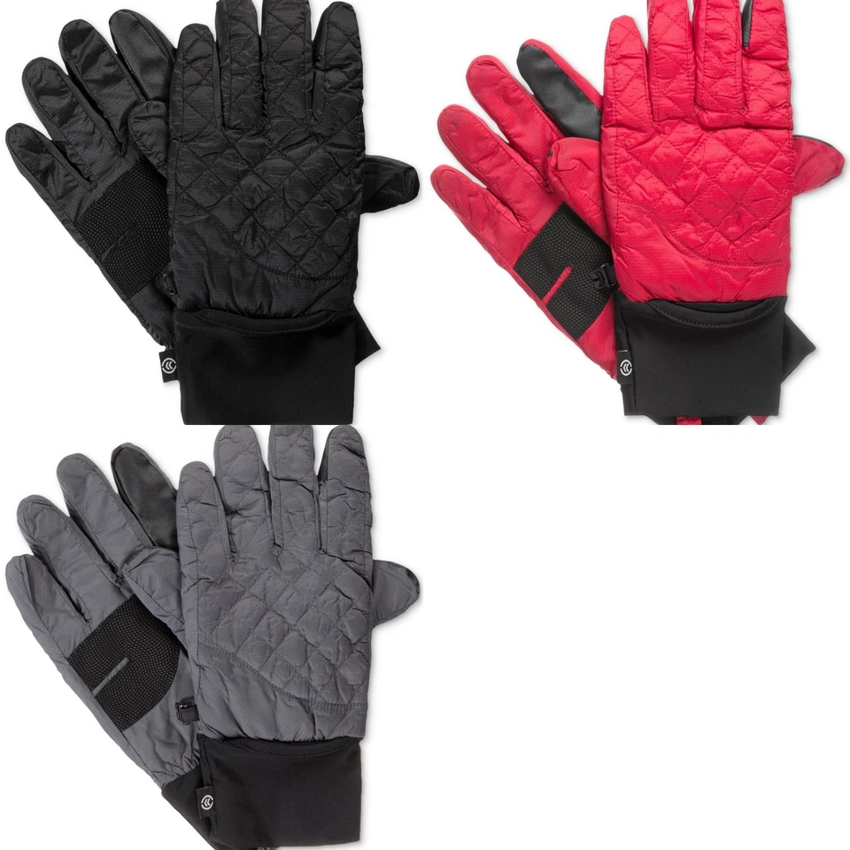 New Isotoner Signature Men's Quilted Gloves Size S / M and L / XL MSRP $55.00 - Image 1 of 1